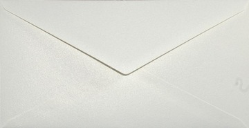 Koperty perłowe DL Sirio Merida White białe 500szt