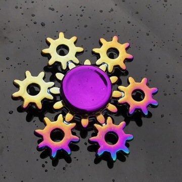 SPINNER FIDGET HAND SPINER METALICZNY METALIK KOL