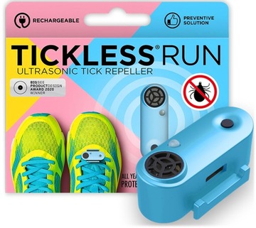 Odstraszacz kleszczy dla ludzi Tickless Run Blue