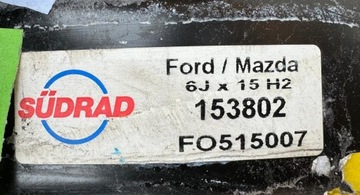 4× DISK OCELOVÝ SUDRAD 6.0" X 15" 4X108 ET 52,5