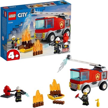 LEGO City 60280 ПОЖАРНАЯ МАШИНА С ЛЕСТНИЦЕЙ
