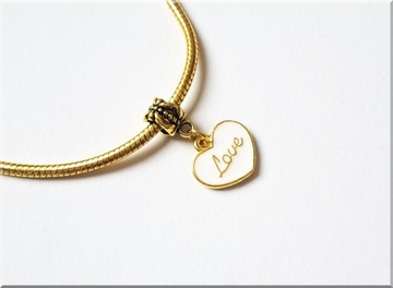 MODUŁOWA DWUSTRONNA ZAWIESZKA CHARMS SERCE 72 LOVE