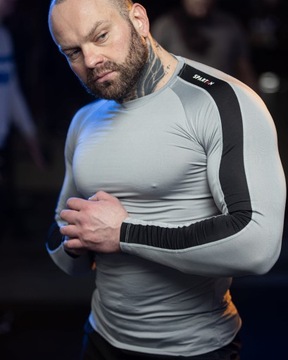 ODZIEŻ KOSZULKA SPODNIE SPODENKI Termoaktywna SPORTOWA TRENINGOWA MĘSKA 3w1