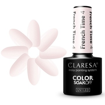 Гибридный лак для ногтей Claresa French Time 4–5 г