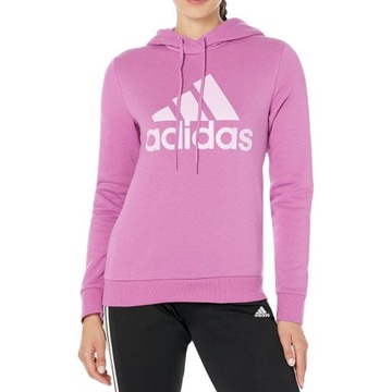 Bluza damska z kapturem ADIDAS Performance młodzieżowa dresowa różowa XS