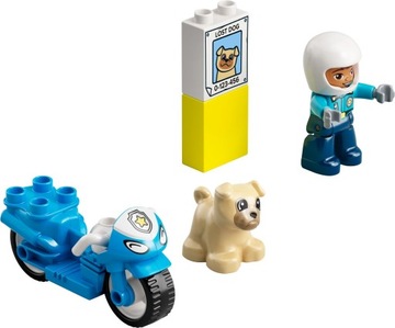 LEGO DUPLO 10967 Полицейский мотоцикл Автомобильная полиция