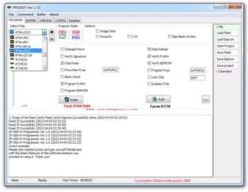 Программатор процессоров AVR и ATmega USB ISP без