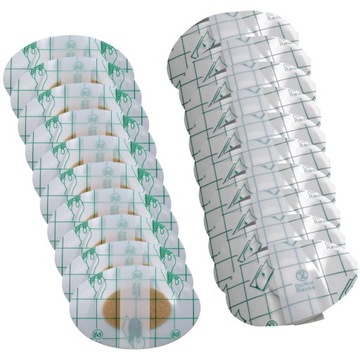 WODOODPORNE NAUSZNIKI Z MATERIAŁU PU. PIELĘGNACJA DZIECKA 40SZT