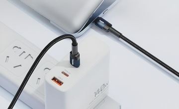 КАБЕЛЬ BOSTE USB-C TYPE-C, 60 Вт, БЫСТРАЯ ЗАРЯДКА PD QC 4.0, МОЩНЫЙ, 1 М