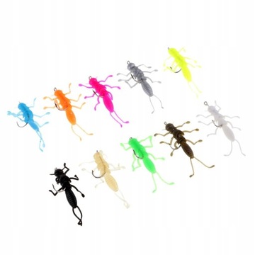 10szt nimfy Stonefly miękkie muchy