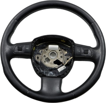 AUDI A6 C6 KIEROWNICA TRÓJRAMIENNA SKÓRA ŁOPATKI MULTIFUNKCYJNA 4F0419091J