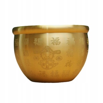 Mosiężna miska Feng Shui Doniczka Art Craft StyleC