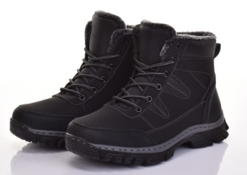 KLASYCZNE BUTY ZIMOWE OCIEPLANE ŚNIEGOWCE BARDZO CIEPŁE WYGODNE