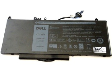 ORYGINALNA BATERIA DELL E5470 E5570 6MT4T Z KABELKIEM 66%