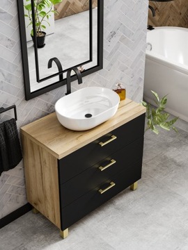 ROMA 80 STANDING Шкаф для ванной комнаты с ящиками, производитель COLORS