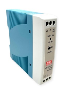Zasilacz na szynę 24VDC 1A 24W MDR-20-24 MEAN WELL