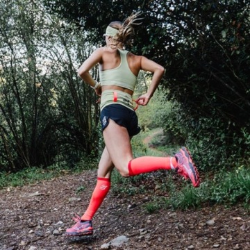 COMPRESSPORT Ultralight Calf Compression Bands R2V3 Red Odbla T4