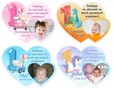 ФОТОМАГНИТ Спасибо, Годовалый + КОНВЕРТ