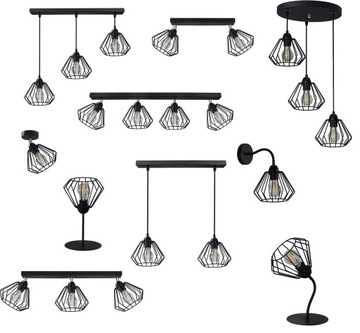 ПОТОЛОЧНЫЙ СВЕТИЛЬНИК ПБ-4ПР LED LOFT E27 DRCIAK M