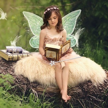 Крылья феи, бабочка, косплей эльфа, маскировка + палочка