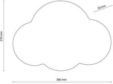 Настенный светильник TK Lighting CLOUD 2xG9 - белый