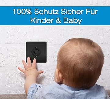 NORJEWS Защитные приспособления для розеток с защитой от детей, поворотные, 19 шт.