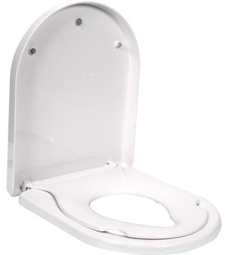 DESKA WC WOLNOOPADAJĄCA UNIWERSALNA + NAKŁADKA