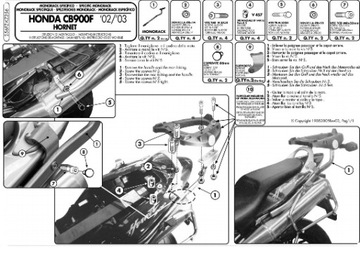 Kappa stelaż centralny HONDA CB 900 HORNET KZ256