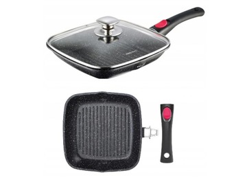 Grillowa Patelnia GRANITOWA 24 cm KingHOFF KH-1510