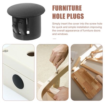 20 шт. Заглушки для отверстий в мебели 10 мм.