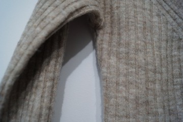 H&M krótki kardigan merino wool 34 XS E81