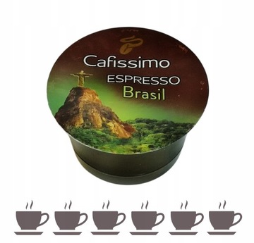 TCHIBO CAFISSIMO ESPRESSO BRASIL 96 шт. БОЛЬШАЯ УПАКОВКА