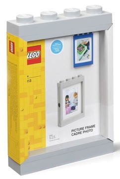 LEGO RAMKA NA ZDJĘCIA SZARA