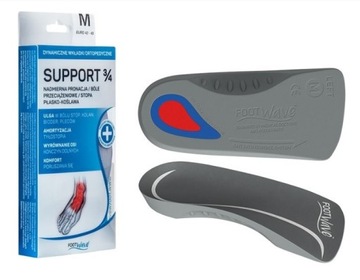 Wkładki ortopedyczne footwave support 3/4 L 44-45