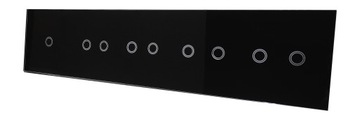 PANEL SZKLANY DOTYKOWY WŁĄCZNIK 2+2+2+2+1