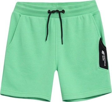 KRÓTKIE SPODENKI CHŁOPIĘCE 4F SZORTY DRESOWE SPORT