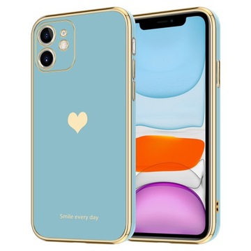 KOBIECE ETUI HEART DO IPHONE 11 | MIĘTOWY