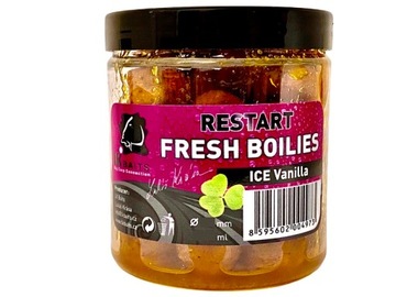 LK Baits Fresh Boilies Restart Ice Vanilla 14mm/15
