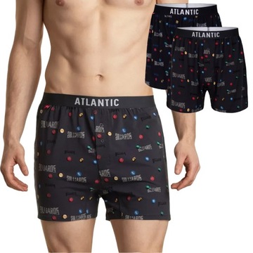 BOKSERKI ATLANTIC 2MBX-025/1 *XL* granat - grafit