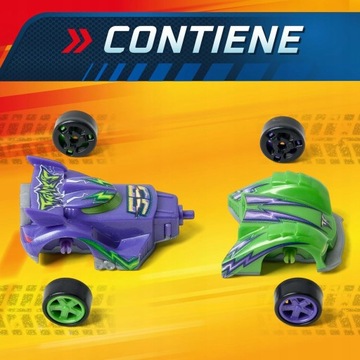 T-RACERS MIX 'N RACE — 3 мини-автомобиля: Glitcher, Monster Machine и Blue Dragon.