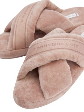 TOMMY HILFIGER PANTOFLE DAMSKIE COMFY PINK r.35/36