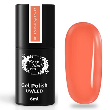 BEST NAILS PRO LAKIER HYBRYDOWY UV/LED 6ML - 27