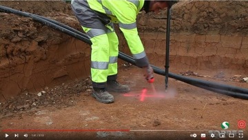 SOPPEC FLUO TP SPRAY FARBA GEODEZYJNA NIEBIESKA