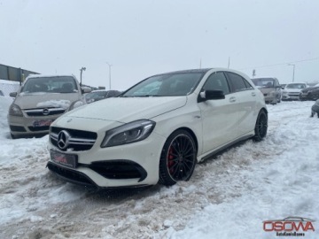 Mercedes Klasa A W176 Hatchback 5d Facelifting AMG 45 AMG 381KM 2016 Mercedes-Benz Klasa A A45 Race pak.performance salon PL 1 wl. Ful serwis, zdjęcie 10