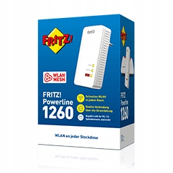 FRITZ!Powerline 1260 - одиночный ПЛК WiFi Mesh адаптер AC + N
