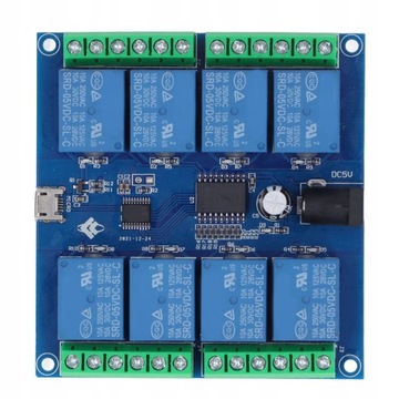 Napęd USB bezpłatny moduł przekaźnika 8-kanałowy