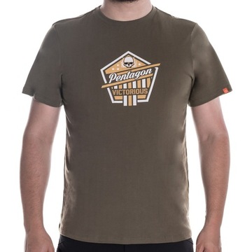 Koszulka T-Shirt Pentagon Victorious Wolf grey S
