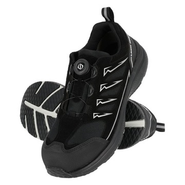 PÓŁBUT LAHTI L30440 OXFORD CZARNE rozmiar 44