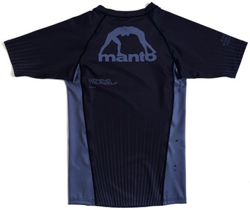 MANTO Рашгард с коротким рукавом RANKED черный - M
