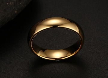 КЛАССИЧЕСКОЕ ЗОЛОТОЕ КОЛЬЦО С БЛЕСКНЫМ ВОЛЬФРАМОМ, 12 лет.